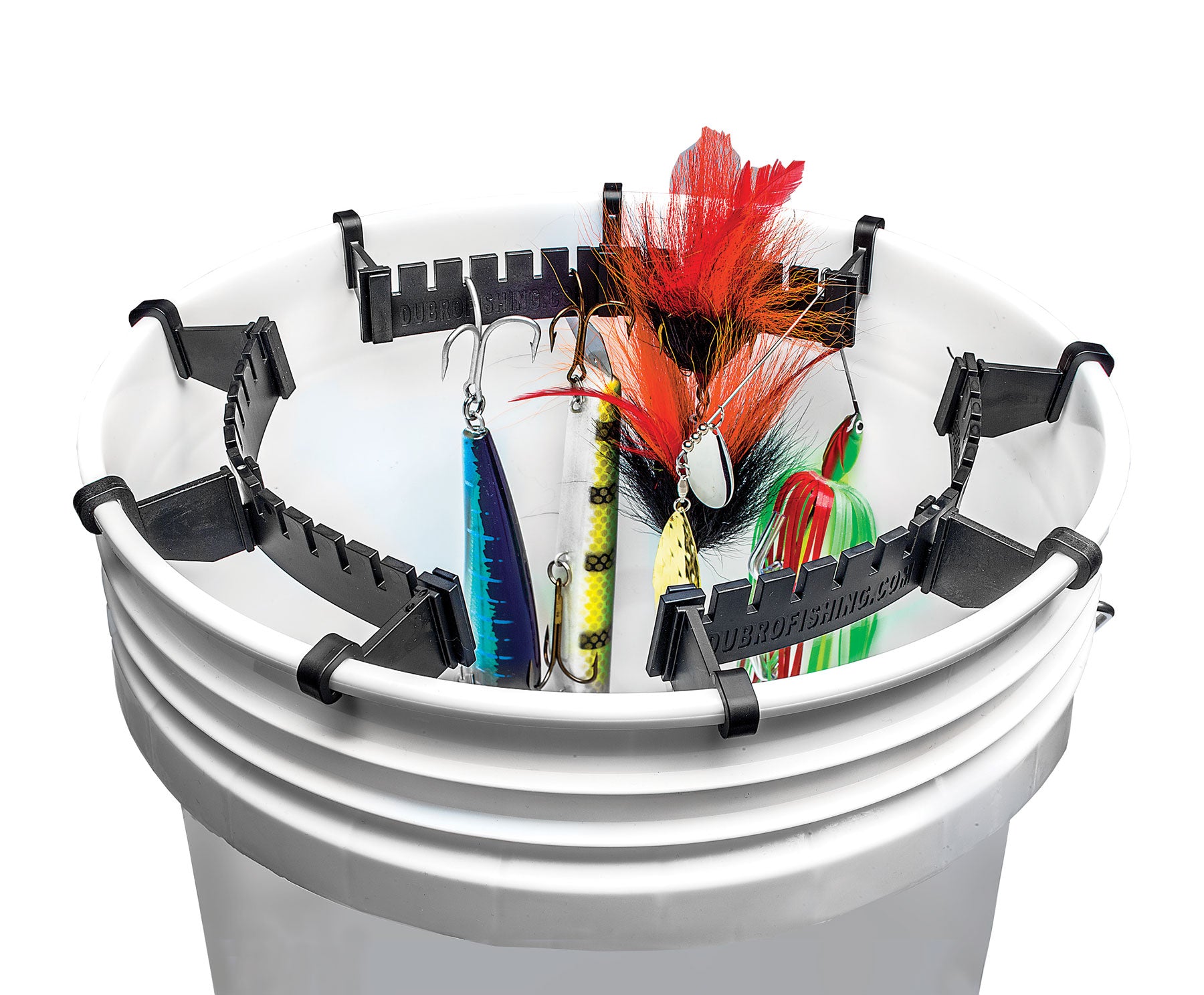 Fishing Bucket Lure Holder DUBRO Fishing