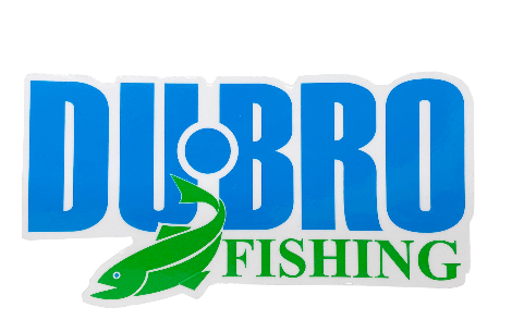 DUBRO Fishing logo decal