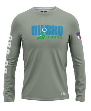 Buy gray DUBRO® Fishing Logo Shirt (w/o Hood)