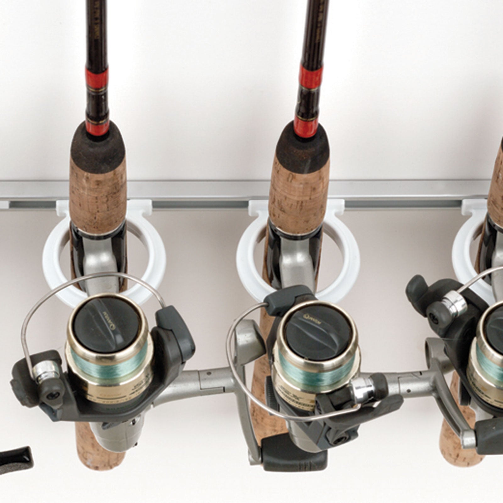Du-Bro Fishing Trac-A-Rod Storage System, 2-Feet, Silver/White