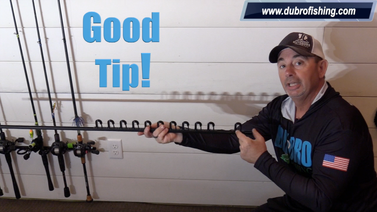 How to install the DUBRO Trac-A-Rod Fishing Rod Rack