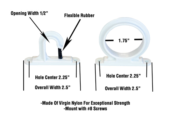 Fishing Rod Holders (Screw In)
