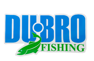 DUBRO Fishing logo decal