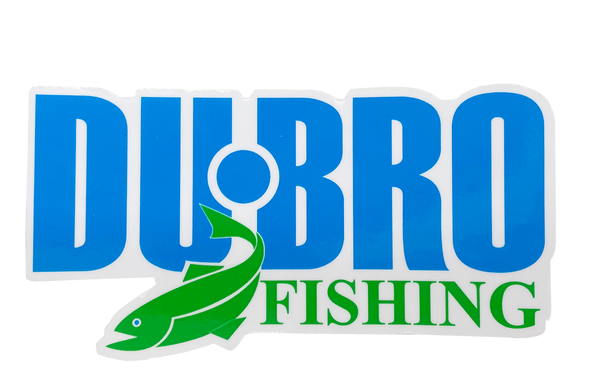 Free DUBRO Fishing Logo Decal (5" X 2.75")