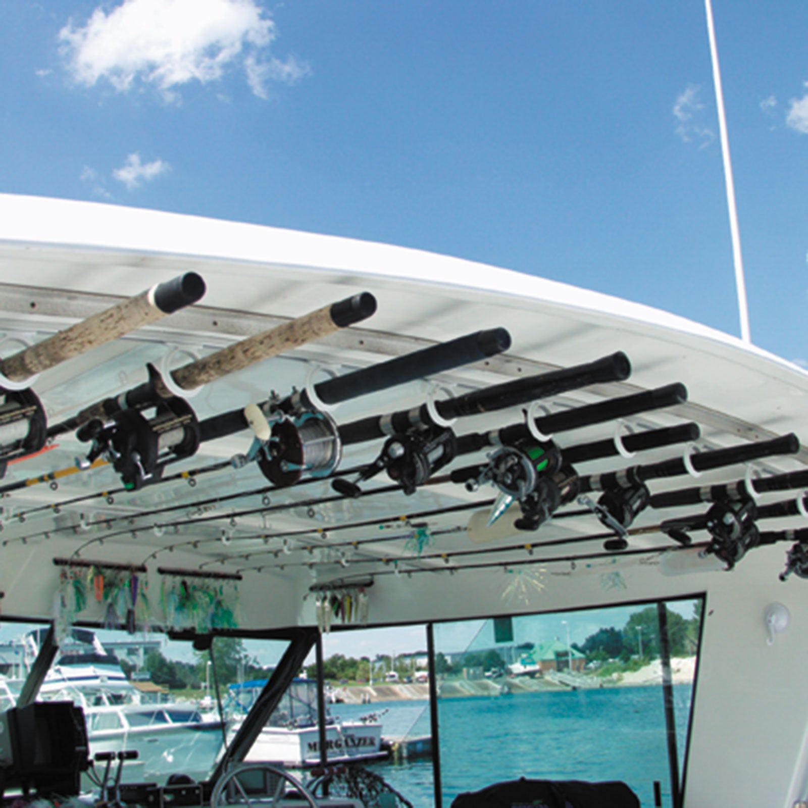 Fishing Rod Storage Systems Fishing Rod Boat Storage DUBRO Fishing