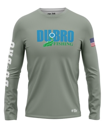 Dubro Fishing Logo Shirt (W/O Hood) X-Large / Gray