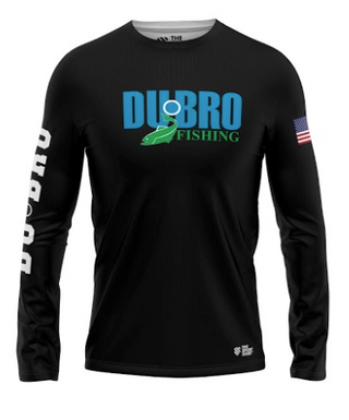Buy black DUBRO® Fishing Logo Shirt (w/o Hood)