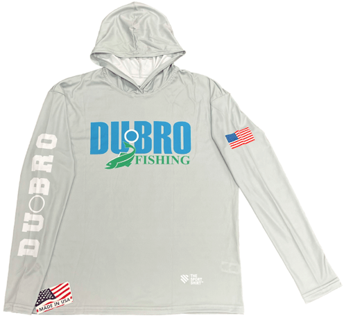 DUBRO® Fishing Logo Shirt (With Hood) - DUBRO Fishing - Small - FS303-S