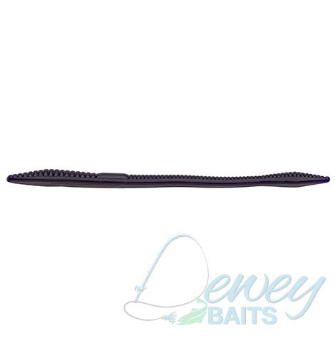 Dewey Squirmy Wormy - DUBRO Fishing - Black Grape - 1010-101-10