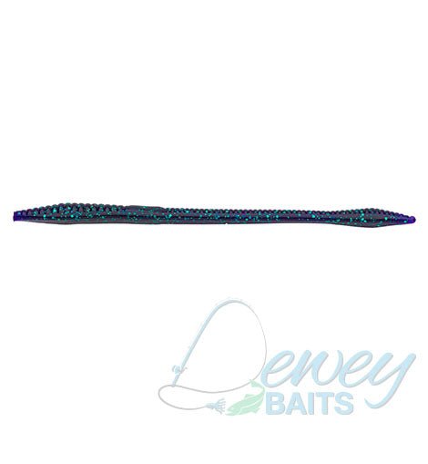 Dewey Squirmy Wormy - DUBRO Fishing - Junebug - 1010-316-10